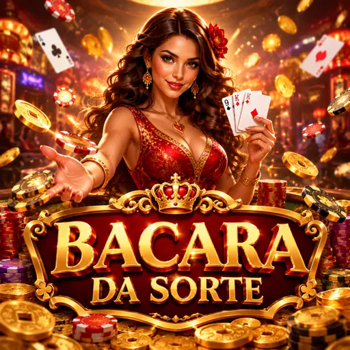 Mesa de baccarat ao vivo no cassino com crupiê