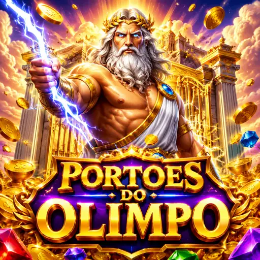 Capa do slot Gates of Olympus com tema grego
