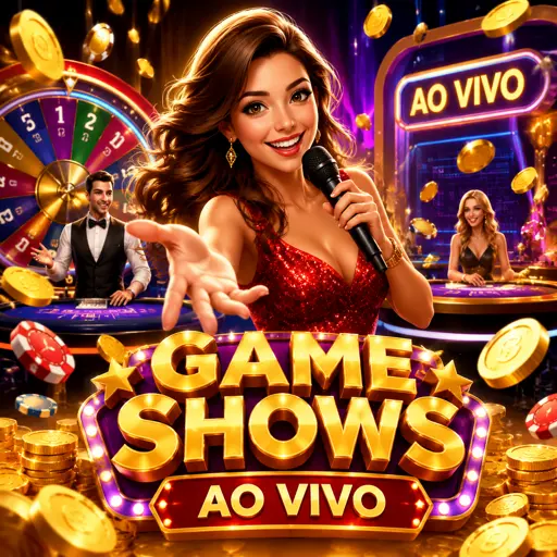Game show de cassino ao vivo com roda de prêmios